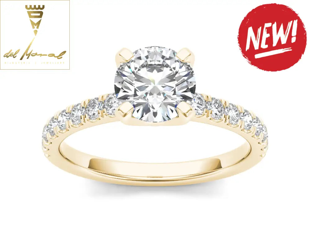 1,238ct Round Diamond Rings Gold rings