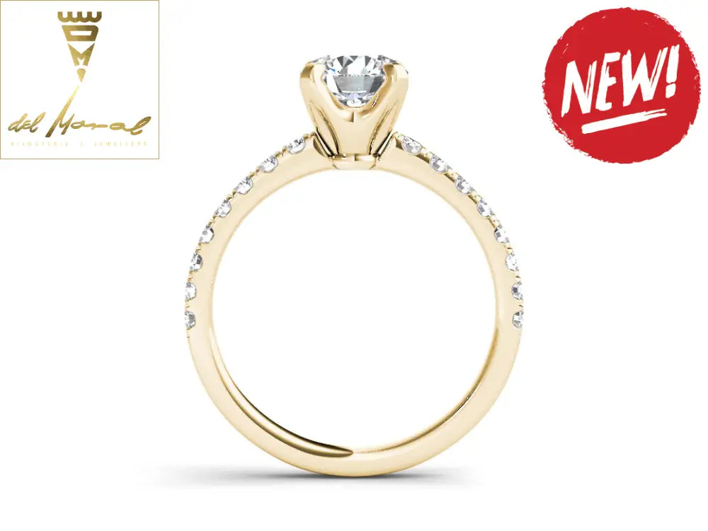 1,238ct Round Diamond Rings Gold rings