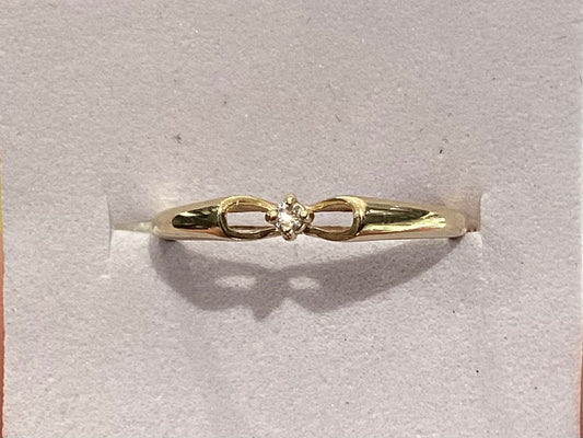 10K Y Gold Women’s Diamond Ring 0.94g 1.5pt