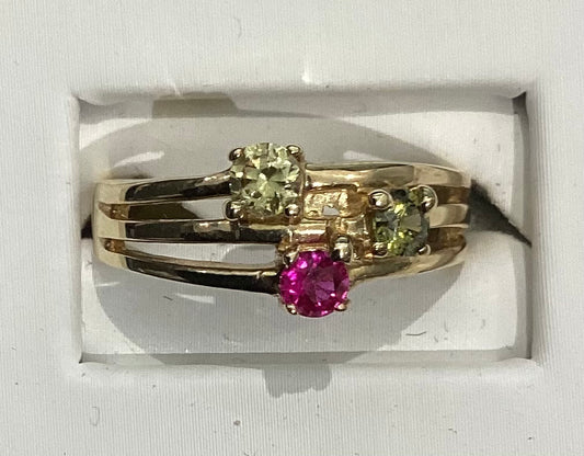 10K Y Gold Women Ring 3.47g