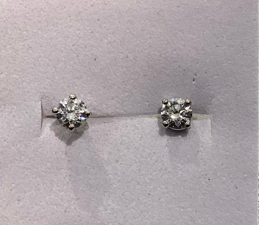 14K Lab Diamond Women’s Earrings .50ct