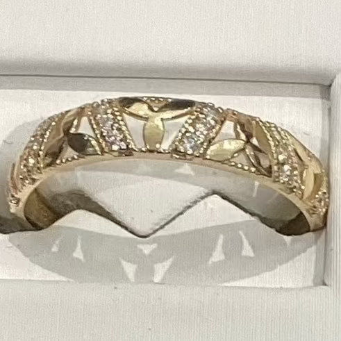 10K Y Gold Women Ring 1.19g