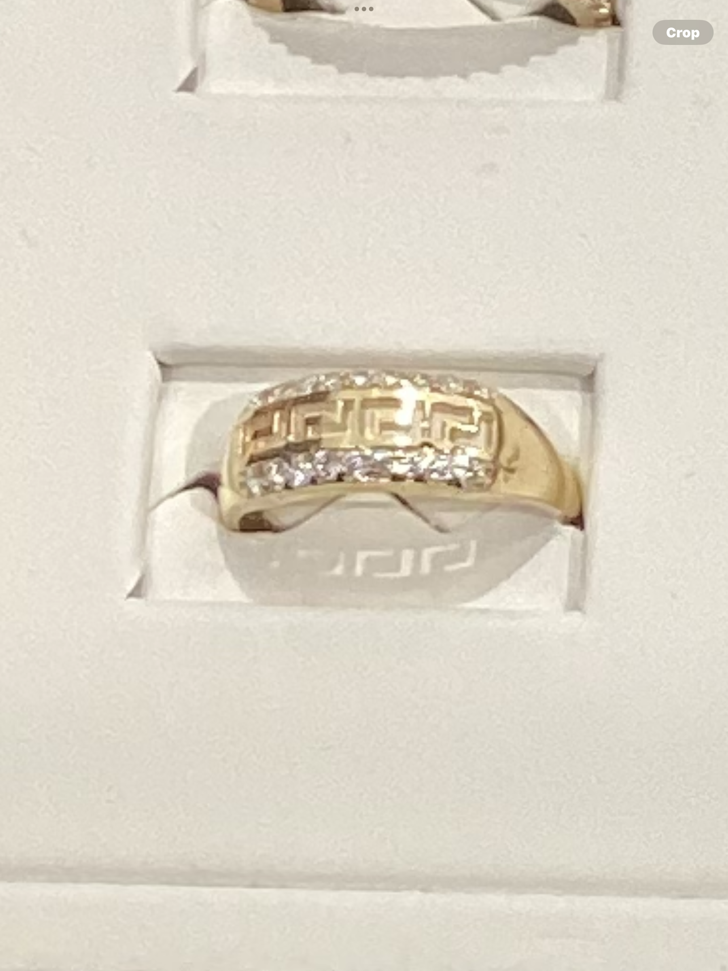 Anillo de mujer en oro amarillo de 10 quilates y 2,38 g