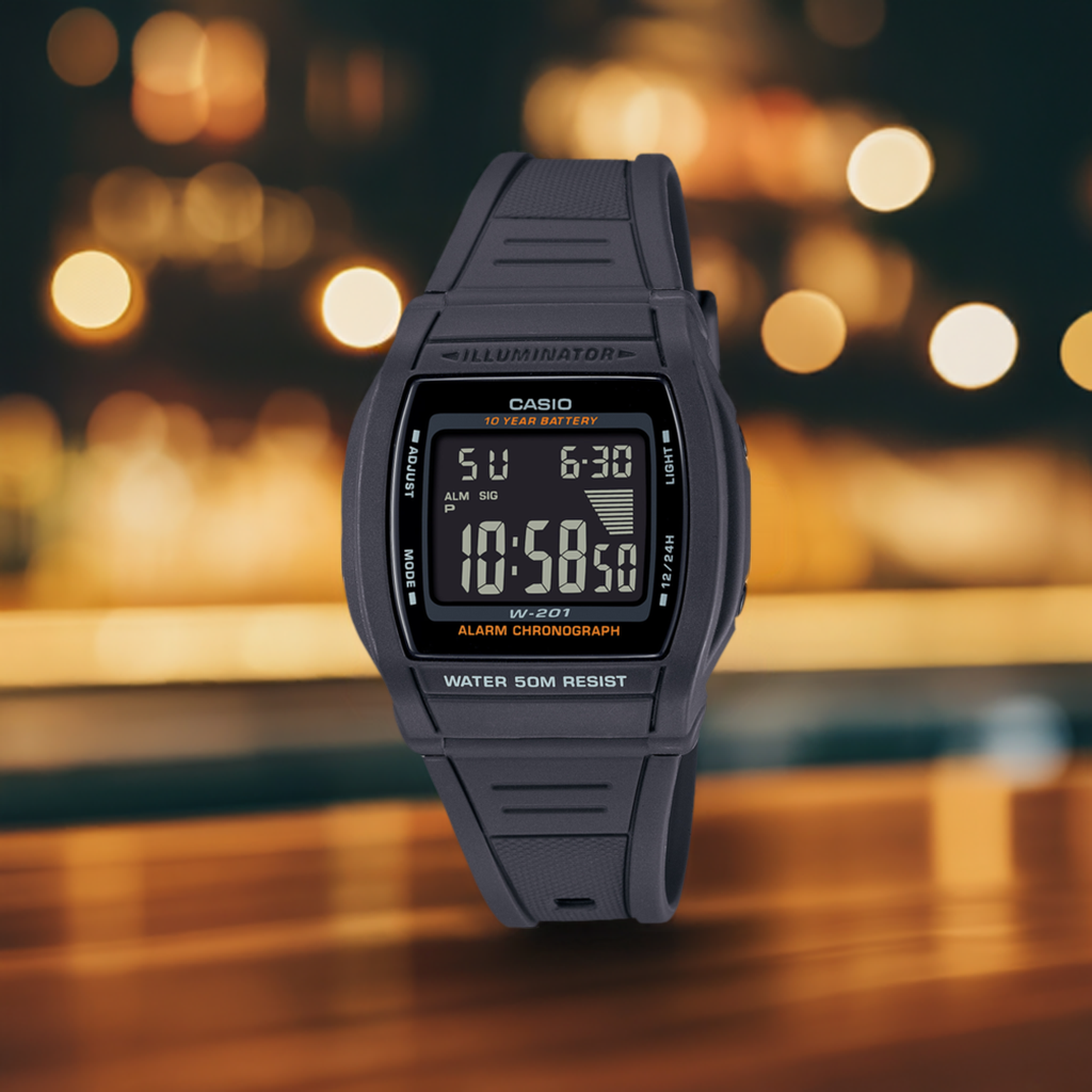 Casio montre W-201-1BVCR