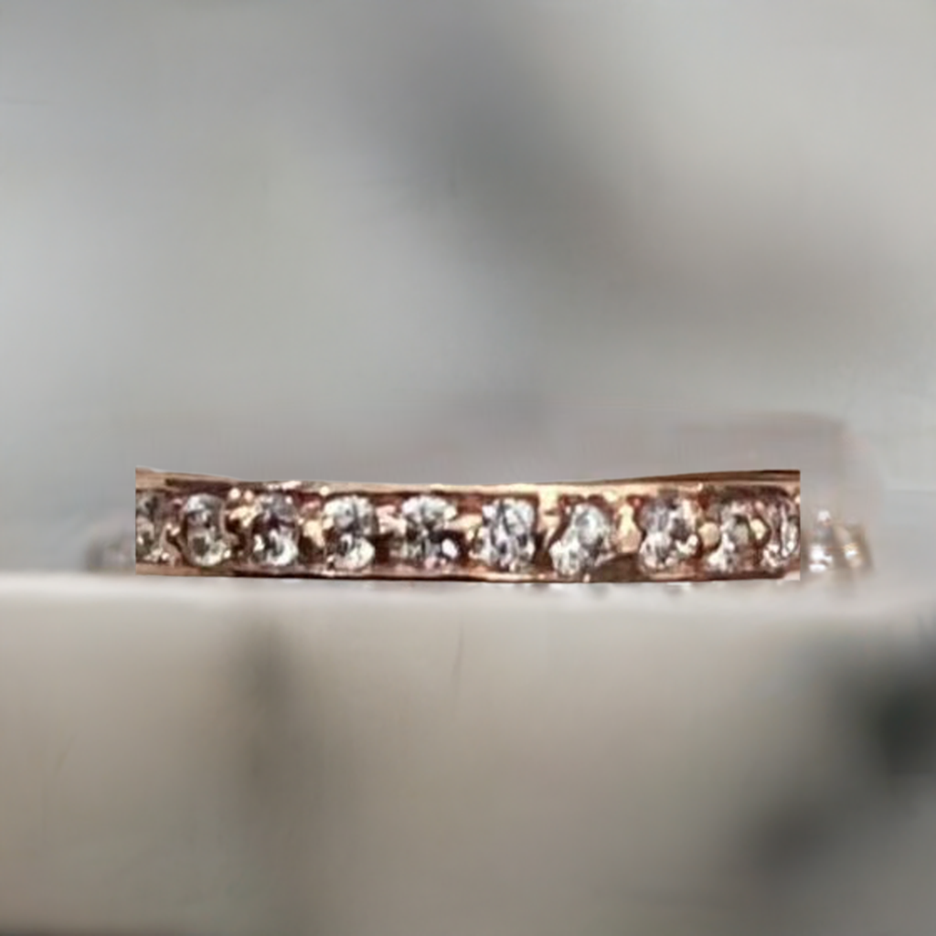 10K Rose Gold Women Ring 2.28g