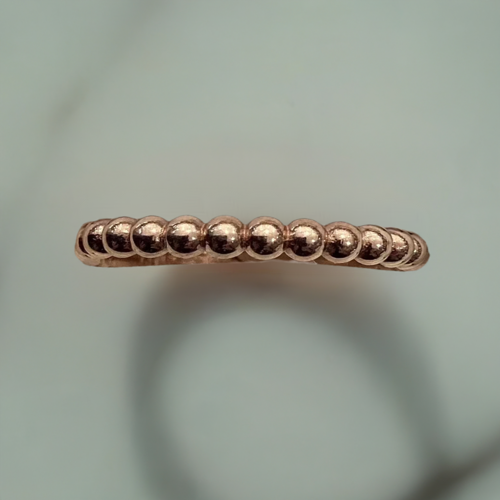 10K Rose Gold Women Ring 1.83g