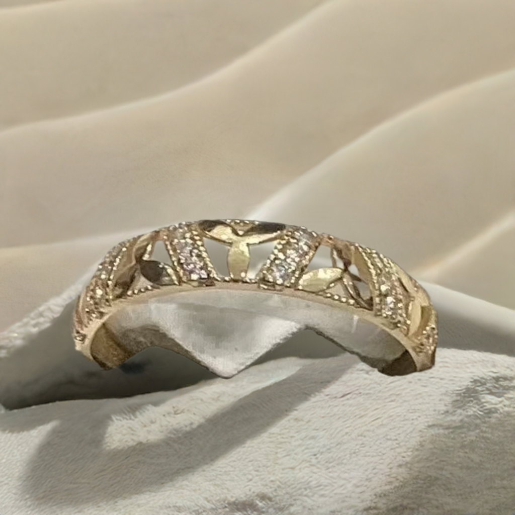 10K Y Gold Women Ring 1.19g